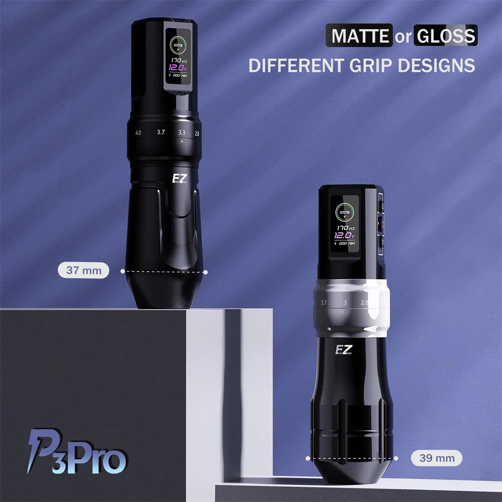EZタトゥーP3PROビッググロスフィニッシュグリップワイヤレス