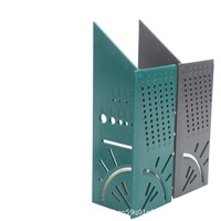 Outil de mesure d'angle multifonctionnel 3D en plastique, équerre rapide pour charpentier, règle de traçage, règle d'angle à 45/90 degrés