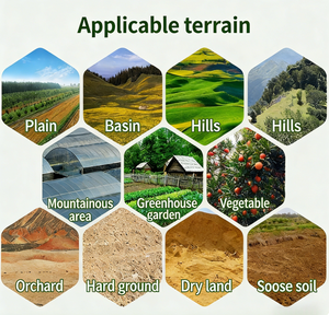 Tractores Agrícolas con Arados Pequeños para <span class=keywords><strong>Personas</strong></span> Mayores, para Labrar la Tierra y Cavar Zanjas, Nuevos Modelos con Tracción en las Cuatro Ruedas - Product Image 5
