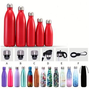 304 Stainless Steel 800Ml Sports <b>Bottle</b> Creative Wood Grain Design Luxury Vacuum <b>Thermos</b> Modern Style Gift With Straw - Product Image 4