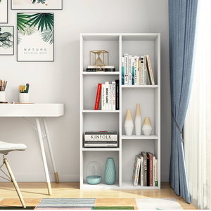 Hiện Đại Trắng MDF tủ sách lưu trữ đồ chơi tủ gỗ hiển thị tầng đứng cho văn phòng nhà phòng khách phòng ngủ trường khách sạn - Product Image 5