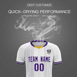 Camisetas/Conjuntos de Fútbol Personalizados con Rayas Clásicas Blancas - Product Image 4
