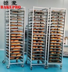 Backpro Aluminium Broodje Pannenrek 12 Tier Wielen Commerciële Bakkerij Rekken 12 Trays Bakwagen - Product Image 5
