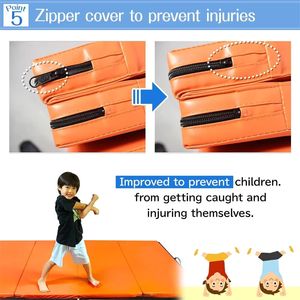 Tapis de yoga pliable léger, antidérapant, facile à ranger, pour exercices au <span class=keywords><strong>sol</strong></span>, pilates, entraînements à domicile - Product Image 5