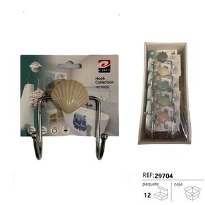 Hook Collection No Trace Shell Design Bathroom Towel Hooks 12 Pack - Product Image 3