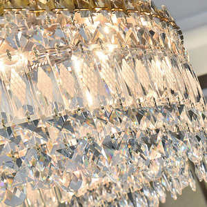 Indoor Hanging Pendant Lights Luxury Stainless Steel Modern Circles <b>Chandelier</b> <b>Living</b> <b>Room</b> - Product Image 4