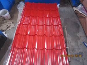 Lámina de Acero Corrugado Prepintado PPGI, Lámina de Techo con Recubrimiento de Color, Lámina Corrugada de 0.5 mm, Techo de Bajo <span class=keywords><strong>Precio</strong></span>, Tablero del Fabricante - Product Image 5