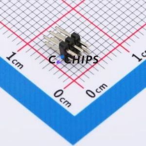 ZX-PZ1.27-2-3PZZ Pin Header Through hole Component (THT),P=1.27mm Connector 2x3P 1.27mm 1.27mm Pin Header - Product Image 2