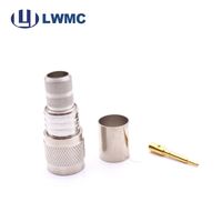 Conectores TNC serie RF LMR 400, conectores de cable TNC macho, engarce para cable LMR 400