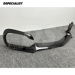 Labbro anteriore in fibra di carbonio stile <span class=keywords><strong>R</strong></span> per Mercedes Benz Amg GT GTC GTS Body kit - Product Image 5
