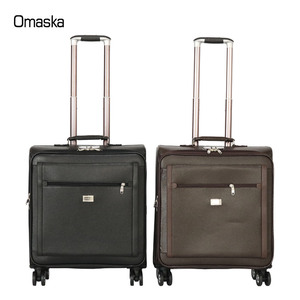 Chine usine PU en cuir 4 roues porte <span class=keywords><strong>sur</strong></span> chariot sacs à roulettes cabine bagages valise - Product Image 2