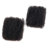 Cheveux en vrac de 8 pouces, 30g, 4C Afro Kinky, cheveux vierges humains, 100% faits à la main, extensions de dreadlocks en vrac pour les locs