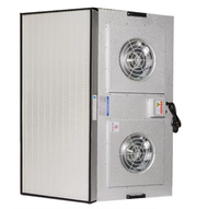Unit Filter HEPA H14 FFU Sistem Pasokan Udara Modular Plafon untuk Laboratorium Semikonduktor, Aliran Udara Laminar, Pemurnian HVAC