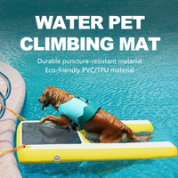 Robustes aufblasbares schwimmendes Haustier polster für den Pool, rutsch feste Wassers icherheits matte-Perfekt für Hunde und Katzen
