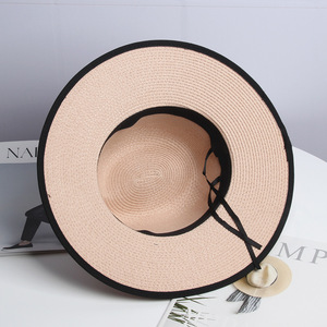 หมวกฟางปีกกว้าง M Label สำหรับชายหญิง ใส่ได้ทั้งฤดูใบไม้ผลิและฤดูร้อน ป้องกันแสงแดด เหมาะสำหรับชายหาดและกิจกรรมกลางแจ้ง ขนาด 56-58 ซม. - Product Image 4
