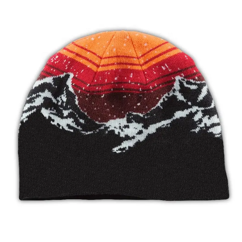 Haiqian Zun — bonnet d'hiver en Jacquard personnalisé, pour adultes, imprimé, acrylique, doux, tricoté