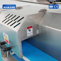 Multifunctionele fruit- en groentesnijmachine voor bladgroenten, wortels, schijfjes, reepjes en blokjes, geschikt voor restaurants, cafeterias en supermarkten