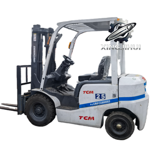 Chariot élévateur TCM FD25T3C 2,5 tonnes d'occasion, chariot élévateur japonais 2,5 tonnes, moteur Isuzu C240, machine d'occasion, chariot élévateur à essence, 3000 mm, 2500 kg - Product Image 1