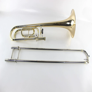Trombón <span class=keywords><strong>de</strong></span> laca dorada Trombón <span class=keywords><strong>de</strong></span> latón dorado en clave <span class=keywords><strong>de</strong></span> B Flat Trombón <span class=keywords><strong>de</strong></span> rendimiento <span class=keywords><strong>de</strong></span> <span class=keywords><strong>banda</strong></span> profesional <span class=keywords><strong>de</strong></span> alta calidad TB022004 - Product Image 3