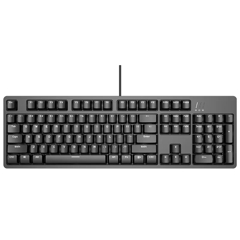AJazz DKM150 Full Size keyboard Wired 104 keys gaming mechanical keyboard RGB Backlit gamer keyboard