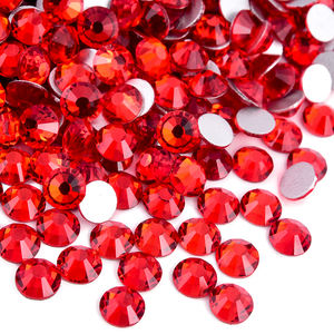 Blinginbox nhà máy bán Chất lượng cao không hotfix thạch trên 400 Màu sắc lớn có kích thước Tinh thể thủy tinh cho tự làm đồ trang sức làm - Product Image 4