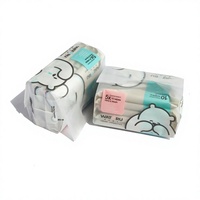 Lingettes humides pour bébés, jetables, pour le soin quotidien de la peau sensible, emballage personnalisé avec impression de dessins animés