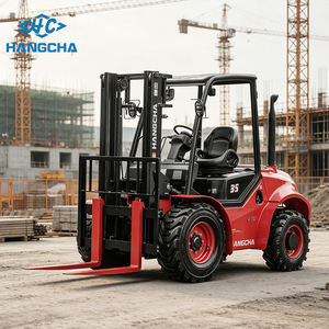 Chariot élévateur diesel tout-terrain Hangcha 3,5t série X 4x4, le plus vendu, robuste, avec garantie moteur <span class=keywords><strong>de</strong></span> 2 ans - Product Image 3