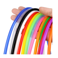 Tuyaux en silicone élastique colorés de tailles personnalisées, tuyaux en caoutchouc de qualité supérieure, tuyau flexible pour l'eau