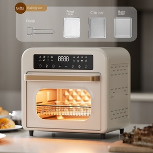 Four électrique intelligent en acier inoxydable de luxe de 15 L avec fonction de friture à air manuelle, contrôle par application française, revêtement antiadhésif, protection contre la surchauffe - Product Image 4