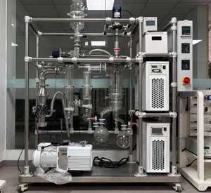 Lange Lebensdauer Hochwertiger Kurzkondensation abstand Kurzweg destillation skit Destillation system für ätherische Öl brenner - Product Image 6