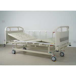 <span class=keywords><strong>Cama</strong></span> de Hospital Manual de Dos Manivelas con Cabecera de ABS XZMD-0106, Gran Venta, Certificación ISO, Capacidad de 200 kg, <span class=keywords><strong>Respaldo</strong></span> Ajustable de 0 a 75 Grados - Product Image 4