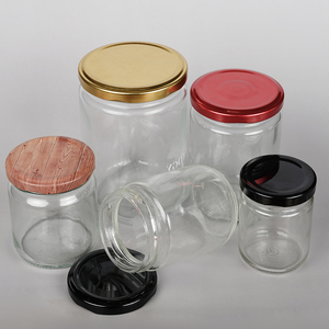 Bocaux en verre ronds de 6oz avec couvercles 180ml 220ml 380ml bocaux scellés à confiture et miel vente en gros - Product Image 6