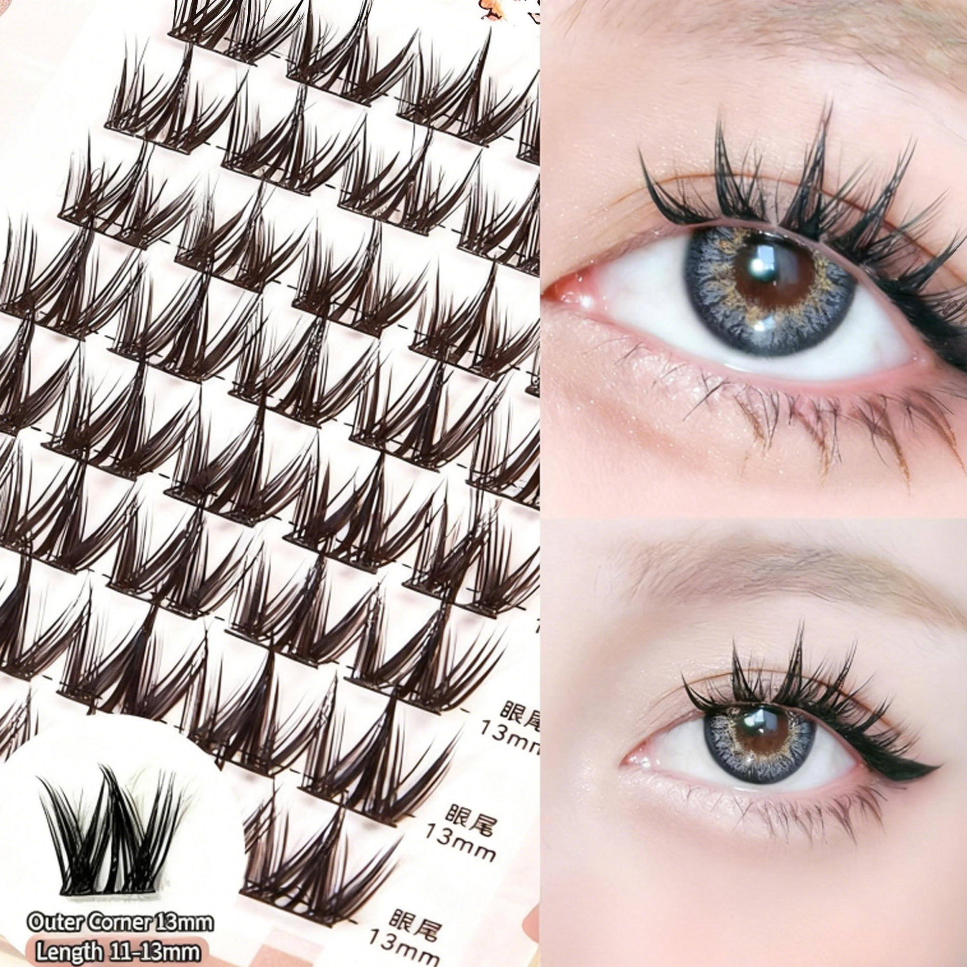 Faux cils canins