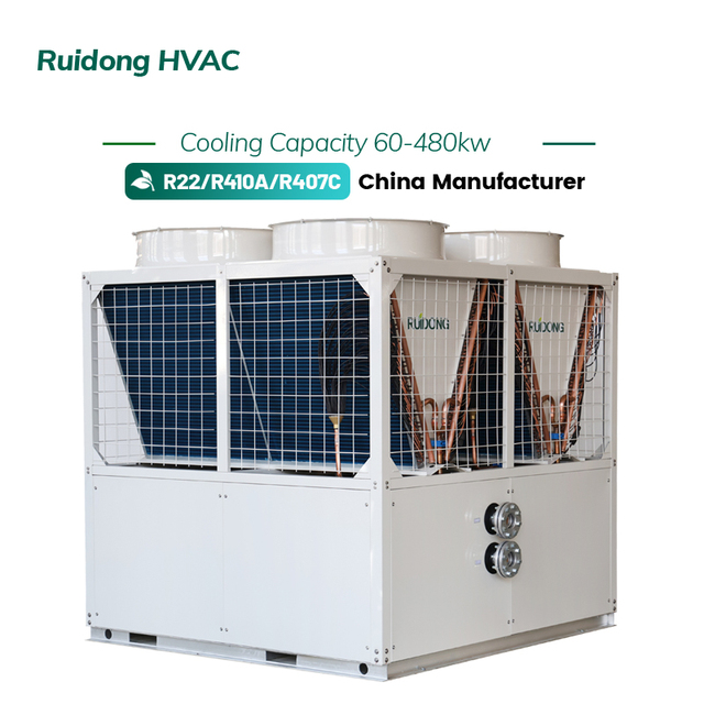 Air Cooled Scroll Chiller Modular Design Industrial Chiller with High COP Stable Performance