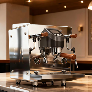 Máquina de Espresso de Doble Caldera con Bomba Rotativa, 110v/220v, Comercial, para Cafetería - Product Image 1