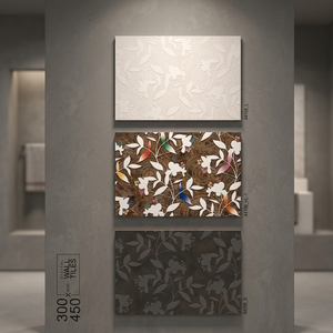 Sky Blue Digital Ceramic <b>Wall</b> Tiles 300x450mm Glossy Glazed Classic Design for Soft Interior Decor - Product Image 3