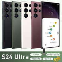 Smartphone 2024 S24 4G/5G Deca Core 16GB+1TB 7.3" LED HD 90Hz 108MP 65W Carga Rápida Android 13 Batería de 7000mAh