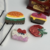 Lage minimale bestelhoeveelheid, op maat gemaakte creatieve design acetaat haarclips, schattige dieren haarclips voor meisjes, gepersonaliseerde haaraccessoires