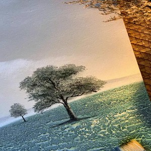 The Tree of Happiness Oil Painting Rectangle Hand Painted Abstract <b>Art</b> Wall Decor For Living Room Sofa Background - Product Image 4
