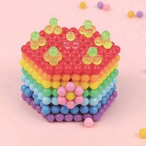 Toysrunner SL0383 Children Water Mist Magic <b>Beads</b> 2400pcs DIY Educational Toy <b>Set</b> PVA Plastic Box Unisex 6+ - Product Image 3