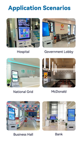 Kiosque terminal vertical grand écran pour hôpital, kiosque intégré en libre-service pour l'enregistrement, le paiement et l'impression de rapports - Product Image 6