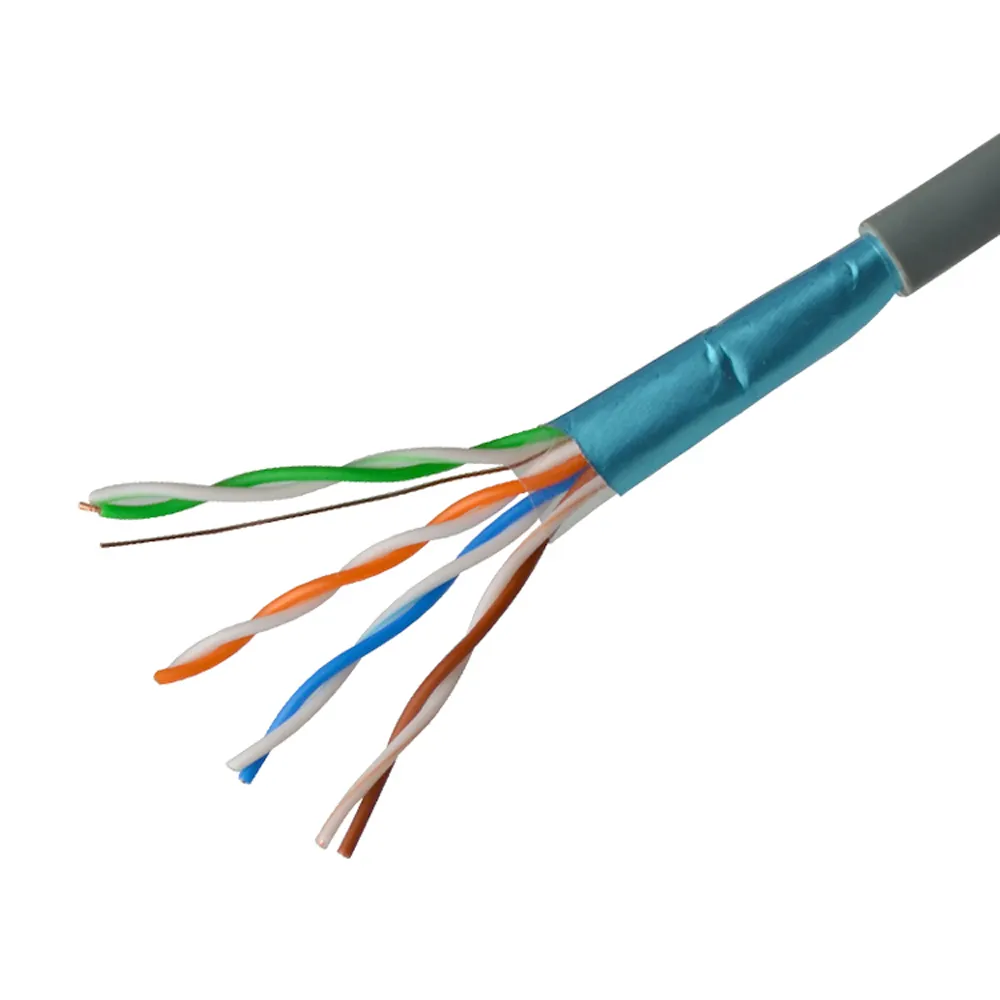 networking cable 0.5mm copper FTP 24AWG lan cable utp cat 5e twisted pair 1000FT 305M network cable