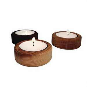 Wooden Rectangle Eco Friendly Durable Heat Resistant <b>Tea</b> <b>Light</b> <b>Holder</b> for Home Decoration Christmas - Product Image 3