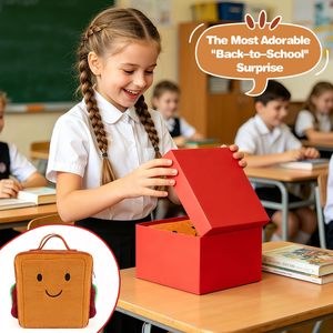 Sac à déjeuner isotherme pour enfants, motif toast en peluche mignon, fermeture éclair étanche, sac fourre-tout thermique en velours côtelé doux, <span class=keywords><strong>glacière</strong></span> légère - Product Image 6