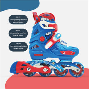 Vente directe d'usine de haute qualité chaussures de patin à 4 rouleaux patins à roulettes clignotants réglables pour filles enfants pour le printemps hiver - Product Image 5