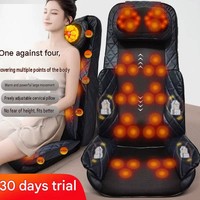Coussin de massage électrique en gros, masseur Shiatsu pour le cou/dos, couverture corporelle complète, garantie 24 mois, repose-tibias et appui-tête relevable