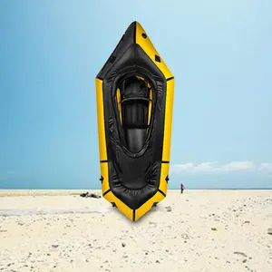 200-350Cm Kích Thước Tùy Chỉnh TPU Siêu Nhẹ Kayak Trọng Lượng Nhẹ Inflatable Pvc Chèo Thuyền Trắng Nước Gói Bè