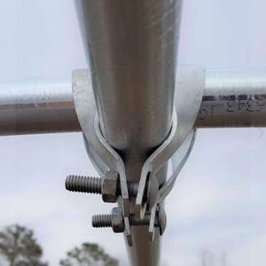 Connecteur croisé à maillons de chaîne pour accessoires de serres Support de Purlin en alliage d'aluminium - Product Image 1