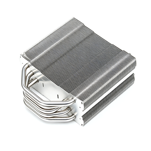 Dissipateur thermique en aluminium extrudé avec caloduc en cuivre sur mesure et ailettes à fermeture éclair pour le refroidissement industriel des <span class=keywords><strong>puces</strong></span> CPU - Product Image 4