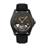 Montres mécaniques chinoises de haute qualité en acier inoxydable, étanches 5 ATM, squelette transparent, Reloj Montre Automatique personnalisée